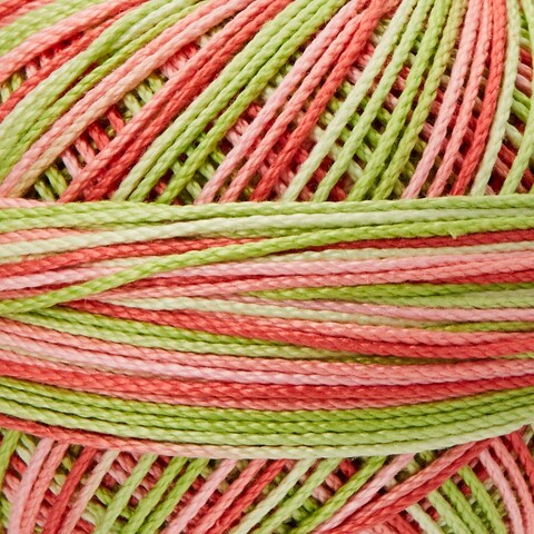 Handy Hands Lizbeth Egyptian Cotton Crochet Tatting Knitting Thread Size 3 50 Grams 120 Yards  HH03171 Green Coral Sea