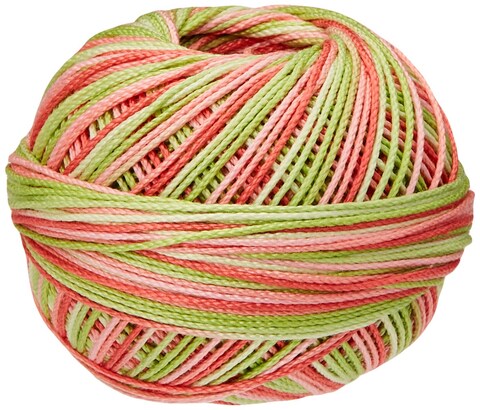 Handy Hands Lizbeth Egyptian Cotton Crochet Tatting Knitting Thread Size 3 50 Grams 120 Yards  HH03171 Green Coral Sea