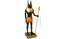 PTC 1188 Inch Gold and Black Color Egyptian Anubis Dog Standing Figurine