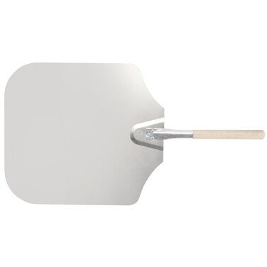 American METALCRAFT Inc 16 x 18 Aluminum Pizza Peel with 12 Wood Handle 3016 30Inch Silver