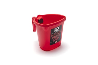 HANDy Paint Cup Holds 16 oz of Paint or Stain Integrated Magnetic Brush Holder Ideal for Trim Work Touchups 1 Pack