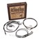 Burly Brand Black 14 Ape Hanger CableBrakeWiring Kit B301004