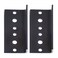 Reliable Hardware Company Rack Rail Black Powder Coat RH3SRRA