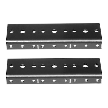 Reliable Hardware Company Rack Rail Black Powder Coat RH3SRRA