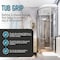 SlipDoctors Tub Grip AntiSlip Bath  Shower Floor Solution  Fixes Slippery Fiberglass  Acrylic Bathtub or Showers  Clear NonSlip Textured Coating
