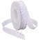 Morex Ribbon Double Ruffle Ribbon 78Inch by 165Yard White 9650515601