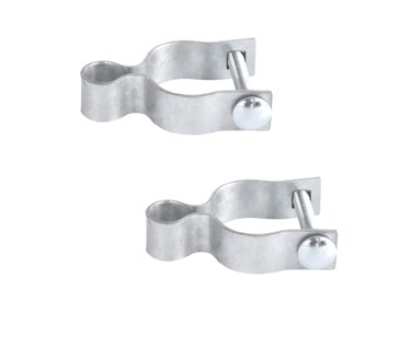 Pressed Steel Chain Link Fence Frame Hinge wBolt  138 2 Pack