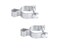 Pressed Steel Chain Link Fence Frame Hinge wBolt  138 2 Pack