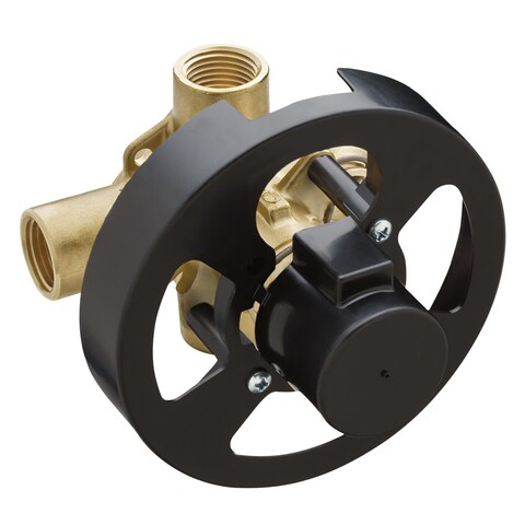 Moen Brass PosiTemp Pressure Balancing Tub and Shower Valve Four Port Cycle Valve with Standard 12Inch IPS Connections 2510