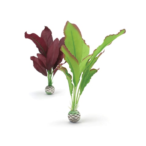 biOrb Silk Plant Set Medium Green  Purple