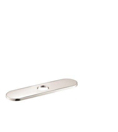 hansgrohe 11inch Coordinating Base Plate Modern Easy Install in Polished Nickel 14019831