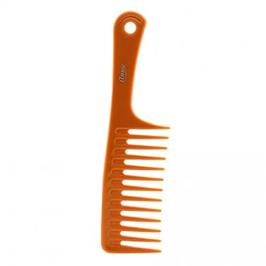 Annie Shampoo Comb with Handle 22 Orange