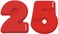 Large Silicone Number 25 Cake Pan Tin Mould 25th Silver Wedding Anniversary Birthday 2 5