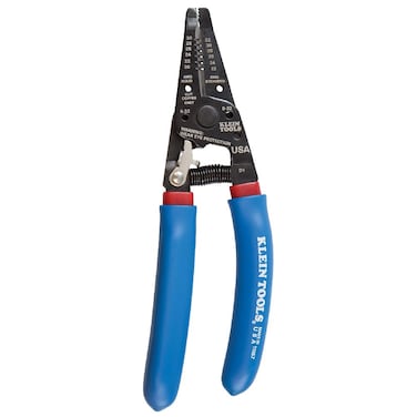 Klein Tools 11057 Wire Cutter  Wire Stripper Made in USA Heavy Duty Wire Cutter Stripper for 2030 AWG Solid Wire and 2232 AWG Stranded Wire
