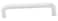 Laurey 34942 Plastic Cabinet Hardware Pull 375 Inch White