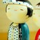 Japanese Creative Kokeshi Wooden Doll Boy 575 Wassyoi Festival Made in Japan