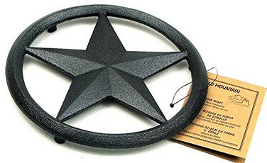 Old Mountain 10198 Cast Iron Star Trivet 78inch Height
