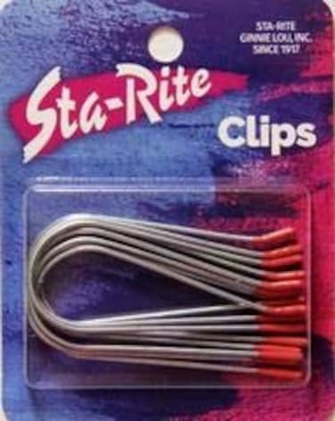 StaRite Hot Roller Clips for Electric Rollers  Large  8 Count