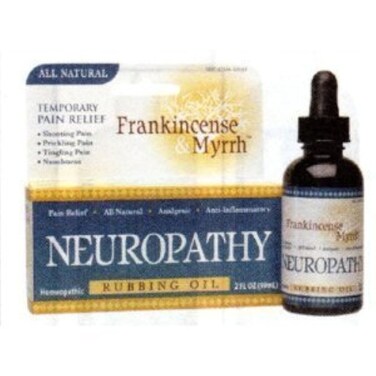 Frankincense  Myrrh Neuropathy Rubbing Oil 2 oz Pack of 2 Packaging May Vary