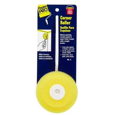FOAM PRO 00102 FoamPRO Corner Roller Smooth Surface 4 In