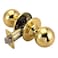 Design House 782912 Ball Passage Hall and Closet Door Knob Polished Brass
