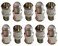 iMBAPrice 10 Pack FJack to FQuick Push On Plug Fpin Coaxial Quick Connect Adapter on coaxial Cables for Connection to Device Like Cable Modern TVs and Satellite Receivers