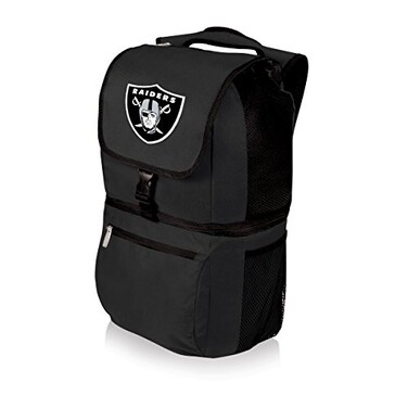Picnic Time Black 600D Polyester Zuma Cooler Backpack 608 oz Adjustable Straps Insulated Interior
