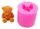 3D Bear Silicone Mold Soap Mold or Soap Candle Chocolate Candy Silicone Molds for Soaps Bombs Baking Fondant Mints
