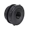 Valley Industries BHF34BC Bulkhead Fitting 34 FNPT Black