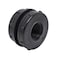 Valley Industries BHF100BC Bulkhead Fitting 1 FNPT Black