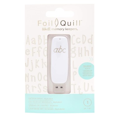 FOIL QUILL USB Drive Alphabet