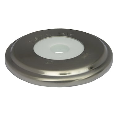 LASCO 036015 Bathtub Spout with Round Trim Plate Satin Nickel