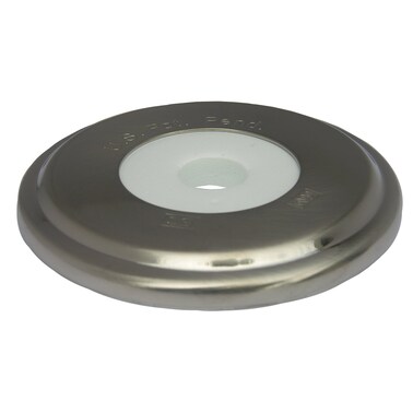 LASCO 036015 Bathtub Spout with Round Trim Plate Satin Nickel