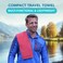 Youphoria Microfiber Travel Towel Fast Drying Lightweight  Quick Dry Towel for Camping Beach Backpacking Hiking  Sport RubyGray