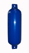Dock Edge  Dolphin Twin Eye Ribbed Boat Fenders 65 x 20 Navy Blue