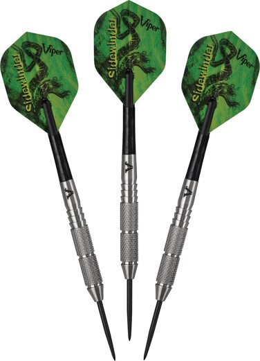 Viper by GLD Products unisex adult Shark Fin Barrel darts Black 25 grams US