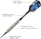 Viper by GLD Products unisex adult Viper Silver Thunder Soft Tip Darts 5 Knurled Bands 18 Grams Black Grams US