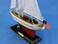Hampton Nautical Ranger Sailboat 16  Red