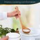 Soup Ladle Large Wooden Scoop  Wooden Spoons for Cooking Long Handle Spoon Kitchen Cooking Utensils Set  Soup Ladles for Serving Measure Ladle Spoon with Hook for Restaurant Home Kitchen Supplies