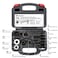Powerbuilt Power Steering and Alternator Pulley Remove and Install Tool Set Replace Vehicle Steering Pump Car Repair Tools Storage Case  648605