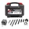 Powerbuilt Power Steering and Alternator Pulley Remove and Install Tool Set Replace Vehicle Steering Pump Car Repair Tools Storage Case  648605