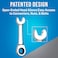 Jonard Tools ASWSR716 Stubby Ratcheting Combination Speed Wrench Angled Head 716