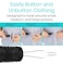 Vive Button Hook with Zipper Pull  Dressing Helper Assist Tool for Arthritis  One Hand Shirt  Coat Buttoning Aid Disability Handicapped Seniors Elderly  Limited Dexterity Wide Grip Handle