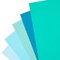 50 Sheets 85 x 11 Blue Ombre Cardstock Paper by Recollections  Acid and Lignin Free Paper for Scrapbooks Arts  Crafts  1 Pack