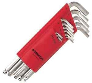 Bondhus 17095 Set of 15 Balldriver Lwrenches wBriteGuardsizes 12710mm