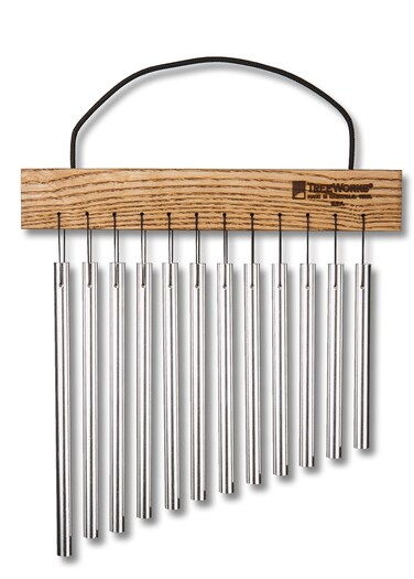 TreeWorks Chimes Handheld Single Row Bar Chimes Percussion Instrument  Made in USA TRE415
