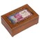 Cottage Garden Sister Always in My Heart Woodgrain Embossed Petite Rose Music Box Plays Wonderful World