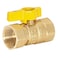 Eastman 34 Inch FIP Straight Gas Ball Valve with 14Turn Handle Brass Plumbing Fitting 60011