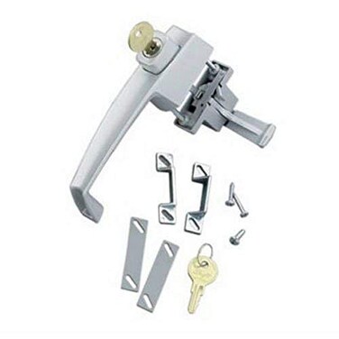 Wright Products VK333X3 Keyed TieDown Push Button Handle Aluminum