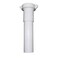 LASCO 034325 White Plastic Tubular 112Inch by 12Inch Slip Joint Extension with Nut and Washer